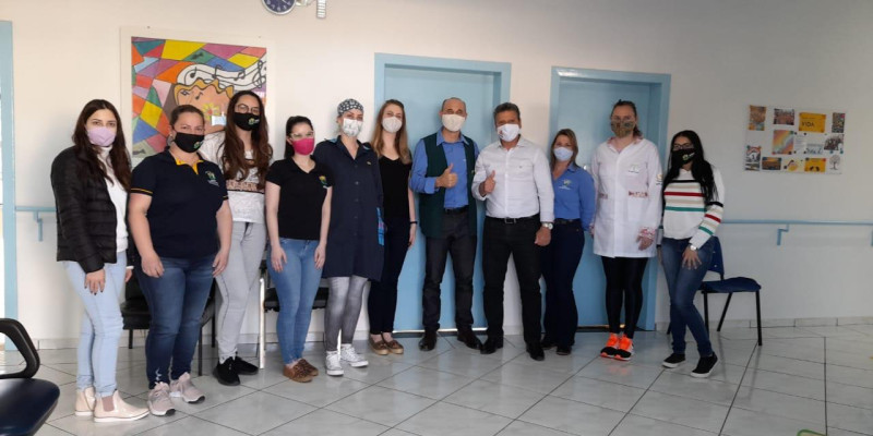 Visita do Presidente da FCEE - Rubens Feijó