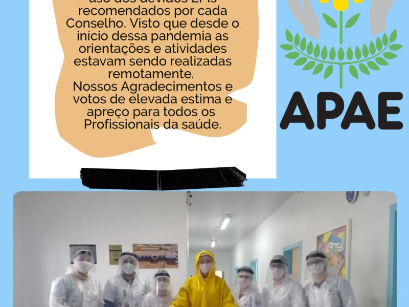 Retorno das Atividades na APAE Clínica  - Foto 1 de 3