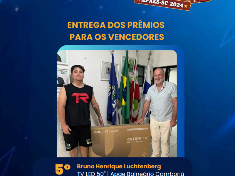 Divulgação dos Ganhadores Show de Prêmios 2024 - Foto 5 de 5
