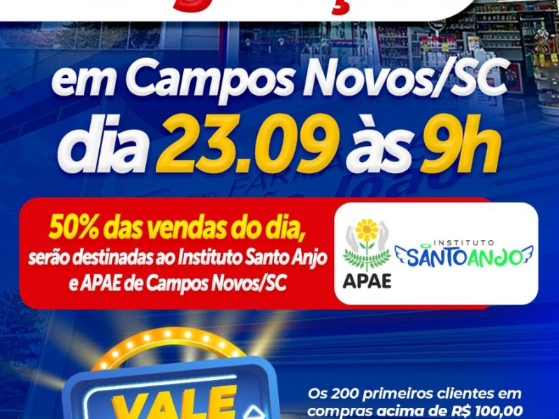 Inauguração Farmácias São João em Campos Novos - Foto 1 de 1 Inauguração Farmácias São João em Campos Novos - Foto 1 de 1