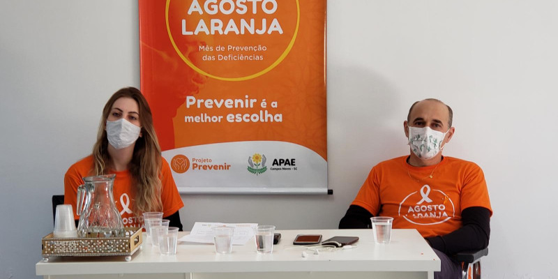 APAE de Campos Novos lança programação do Agosto Laranja APAE de Campos Novos lança programação do Agosto Laranja