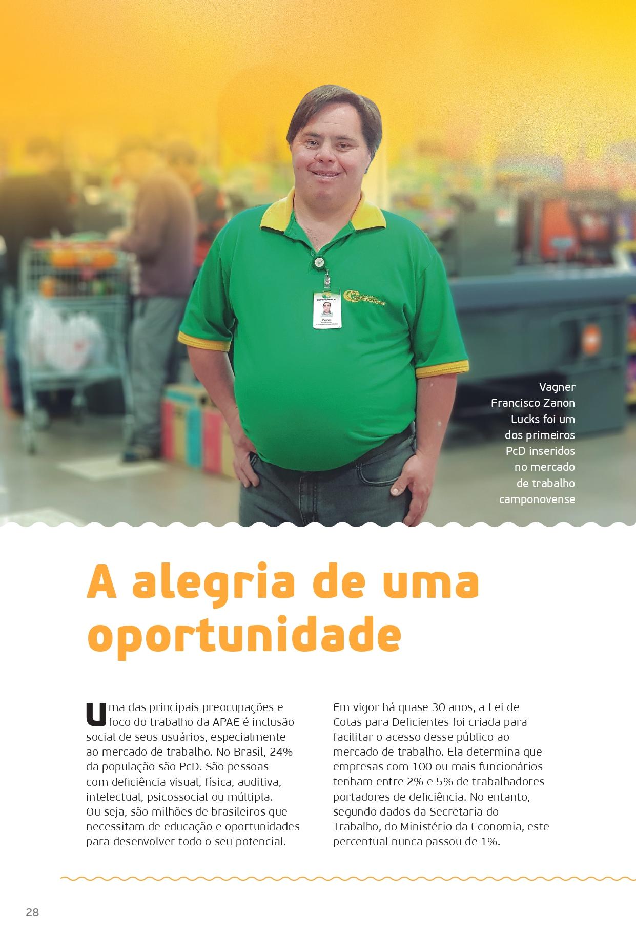 Revista Apae Campos Novos - Inclusão e Cidadania Revista Apae Campos Novos - Inclusão e Cidadania