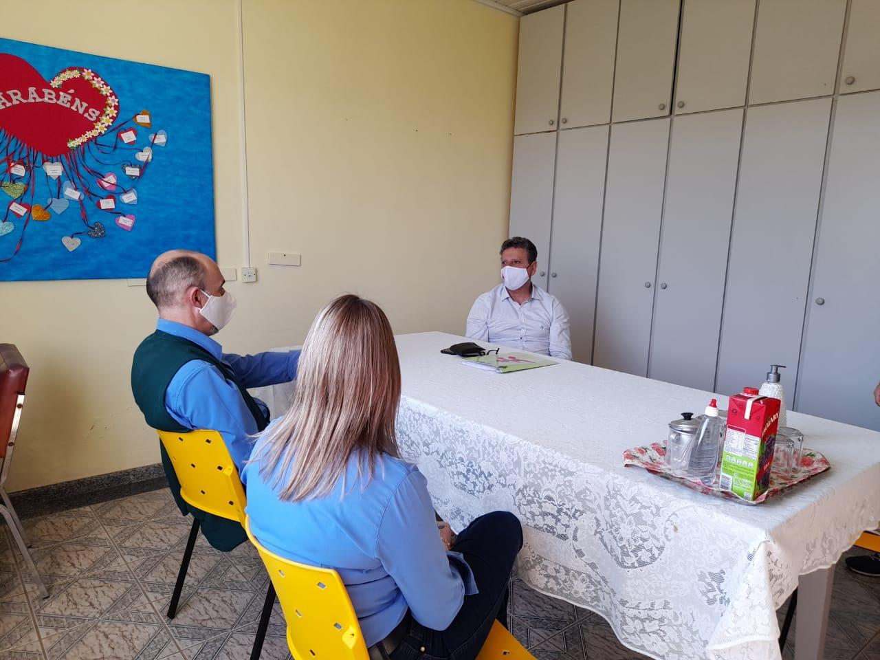 Visita do Presidente da FCEE - Rubens Feijó