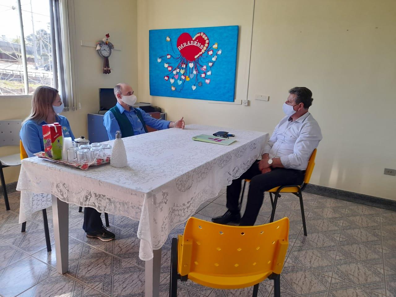 Visita do Presidente da FCEE - Rubens Feijó